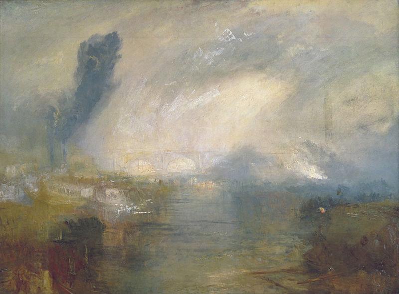 Joseph Mallord William Turner The Thames above Waterloo Bridge China oil painting art